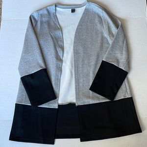 SHEIN Grey & Black Cardigan